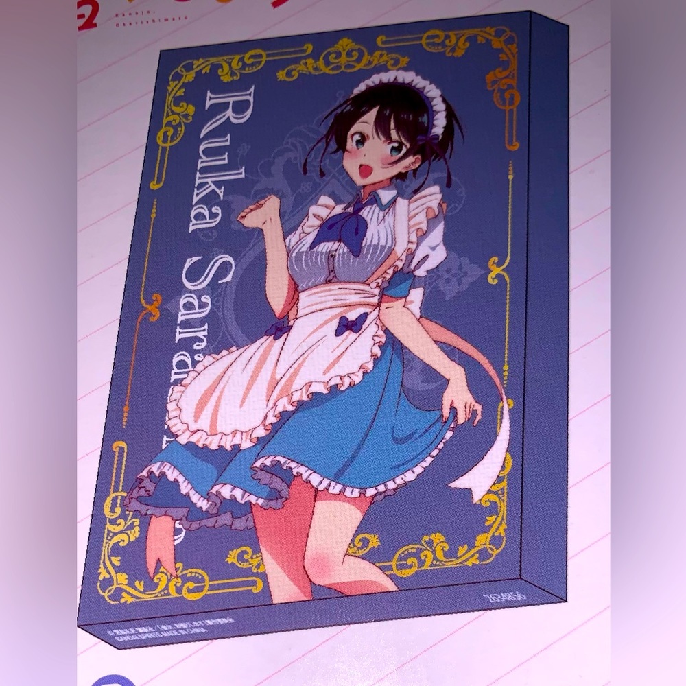 Rent-A-Girlfriend Anime Ruka Sarashina Printed Canvas Portrait Vol.1 From Japan